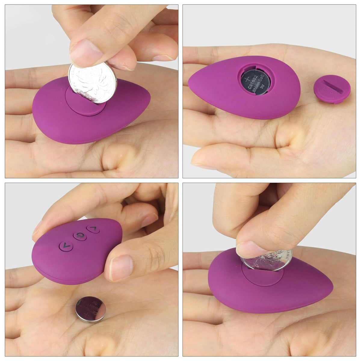 Clitoral stimulator Sensual Rush 11 functions – double, purple | Lovetoy