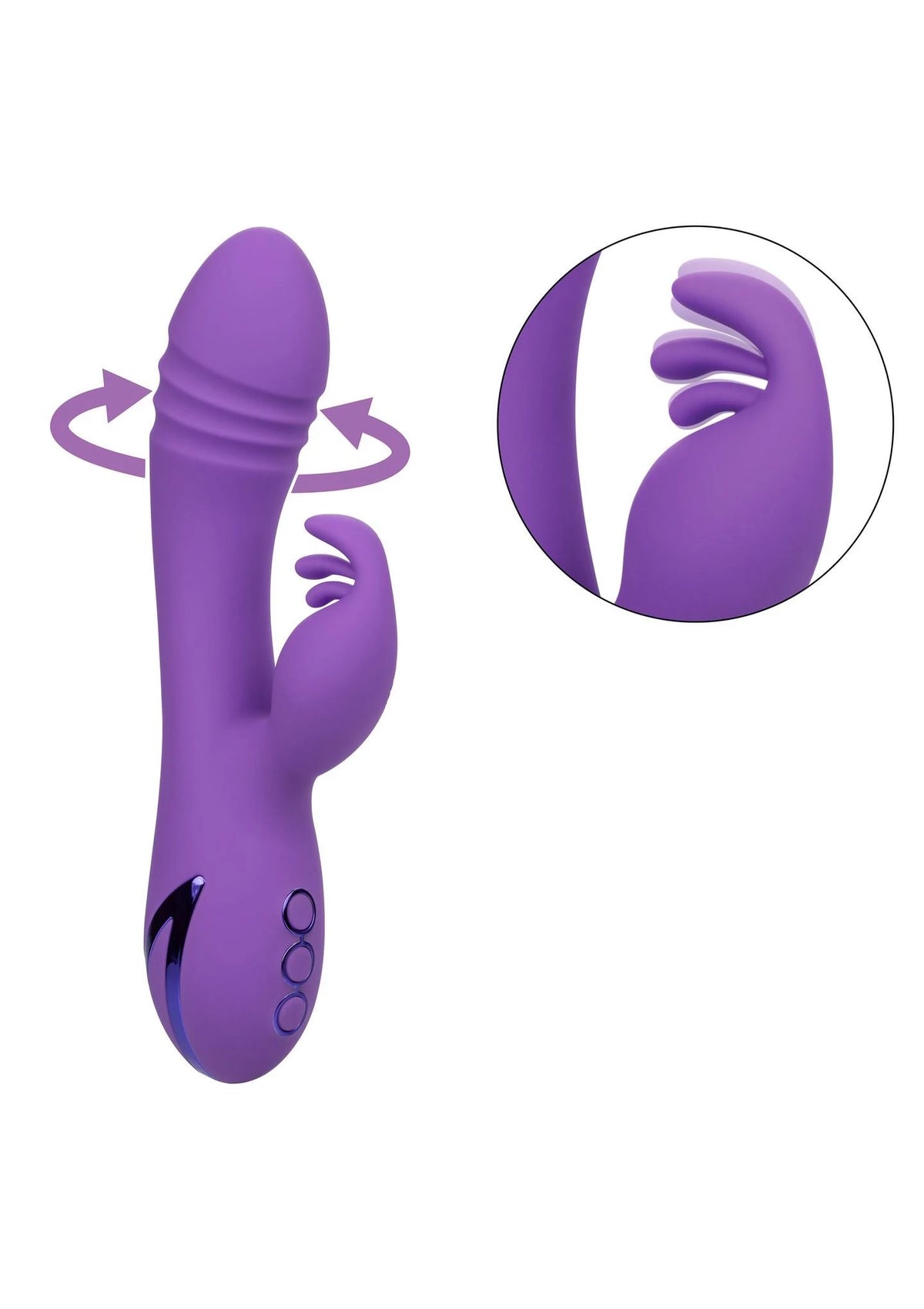 G-spot vibrator West Coast Wave Rider – purple | Calexotics