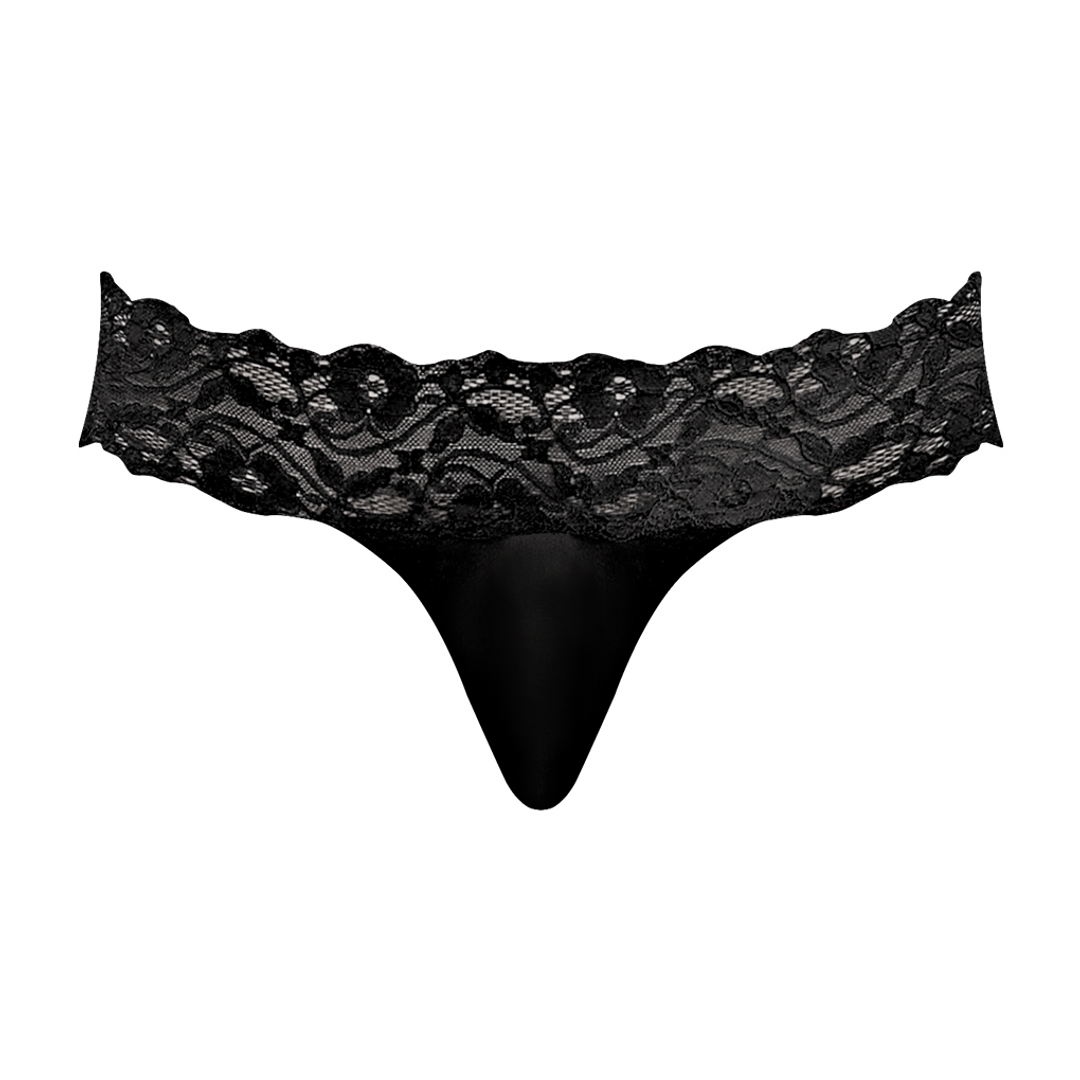 Férfi tanga Micro Pinch – fekete 465178BKLX | Male Power