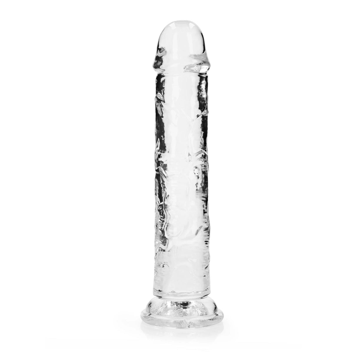 Consolador realista Straight 7.2 cm – con ventosa, transparente | RealRock