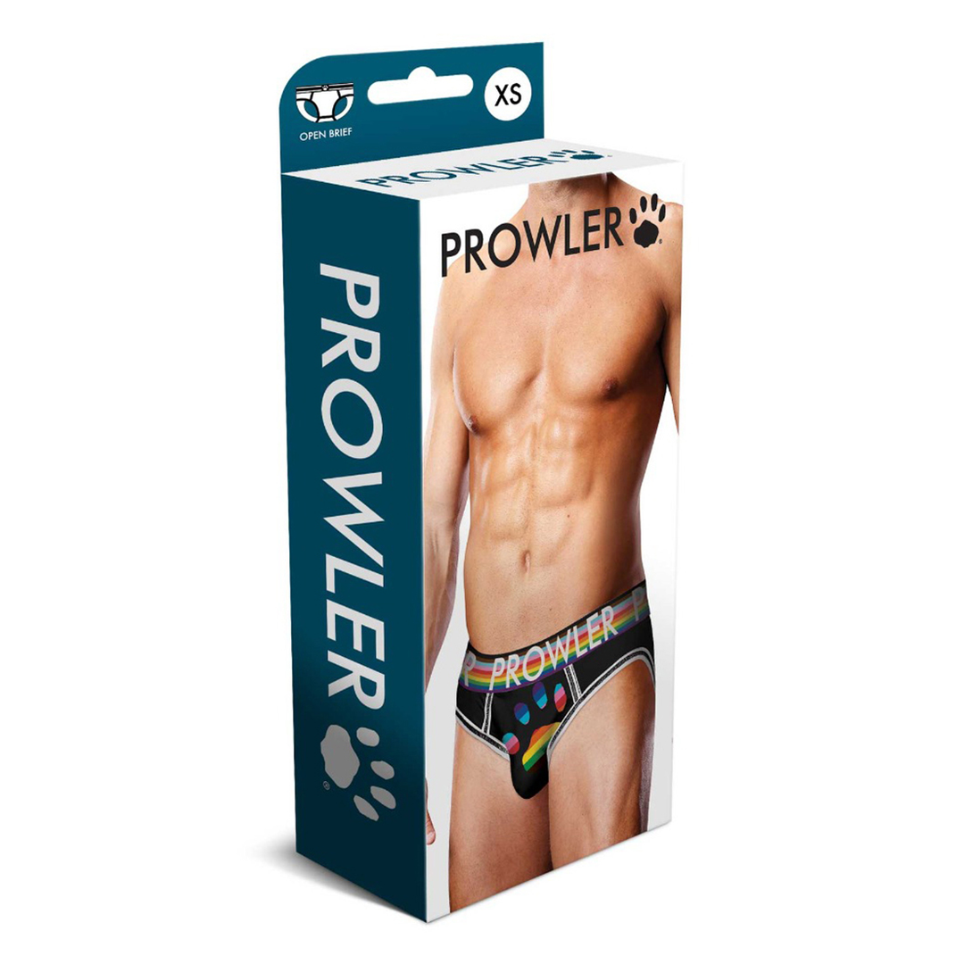 Slip ouvert Patte surdimensionnée - XS - Noir