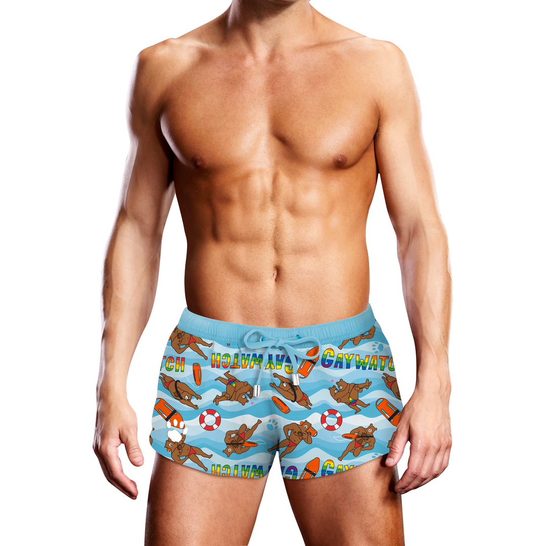 Boxer uomo Swim Trunk Gaywatch Bears – multicolore | Prowler