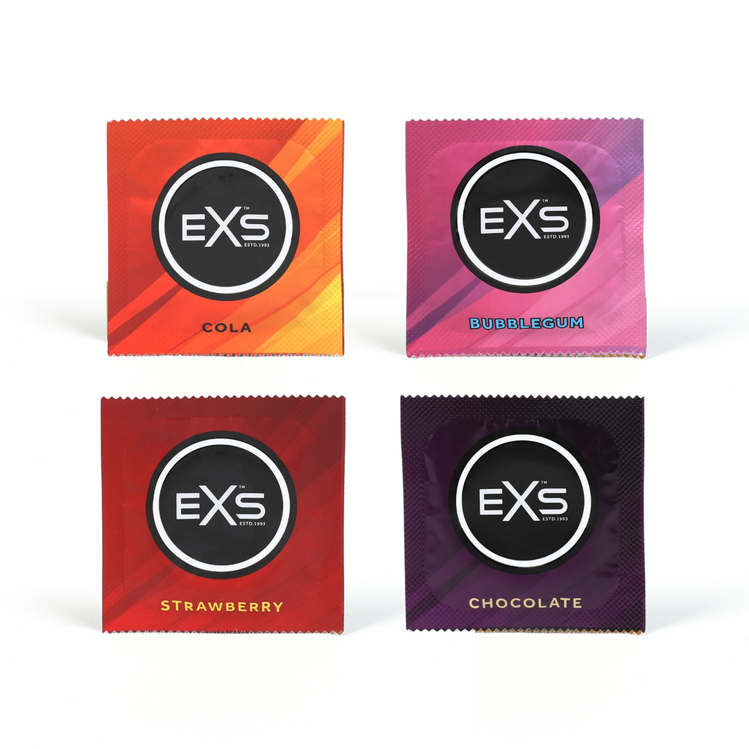 EXS Mixed Flavoured - Condoms - 48 Pieces