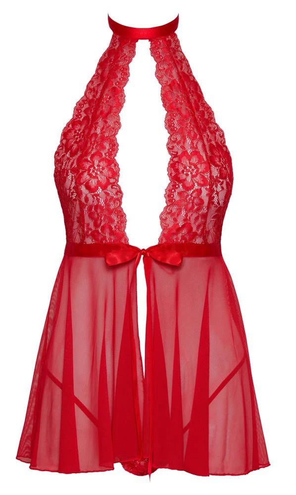 Babydoll – de encaje, rojo | kissable