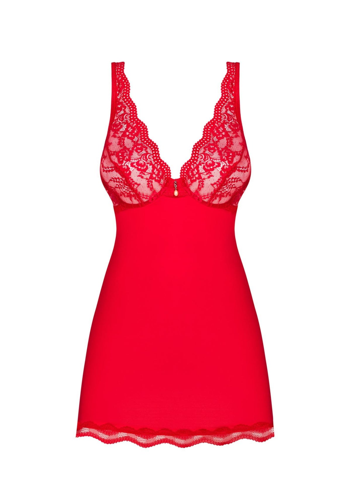 Babydoll Luvae – rojo | Obsessive
