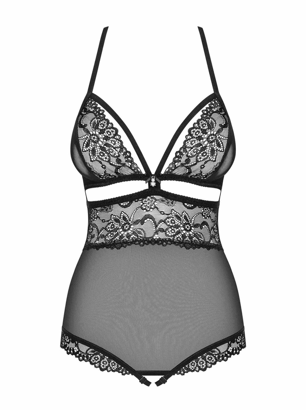 Body 838-Ted-1 – aberto, preto | Obsessive