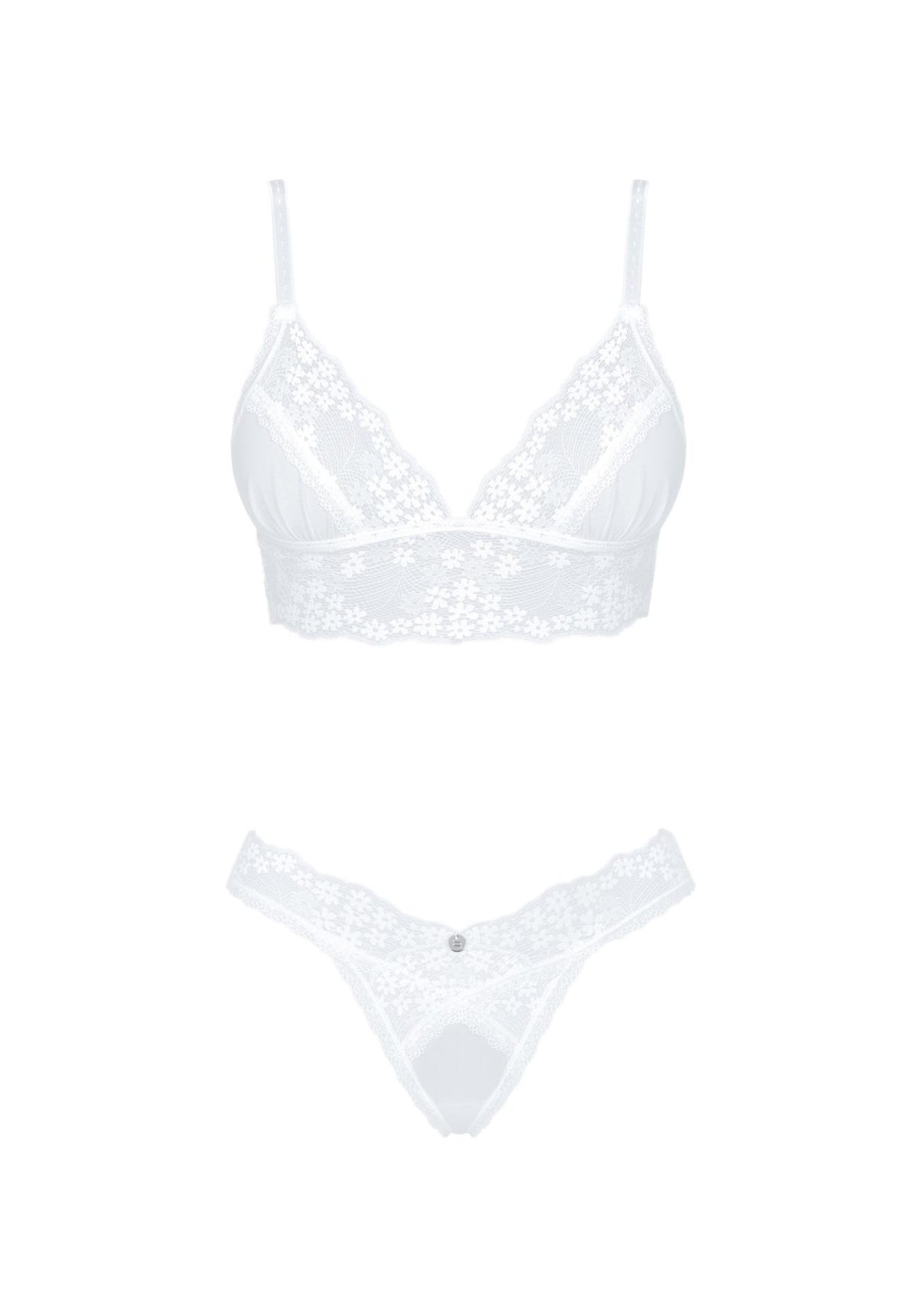 Completino Heavenlly 2 pezzi – bianco | Obsessive
