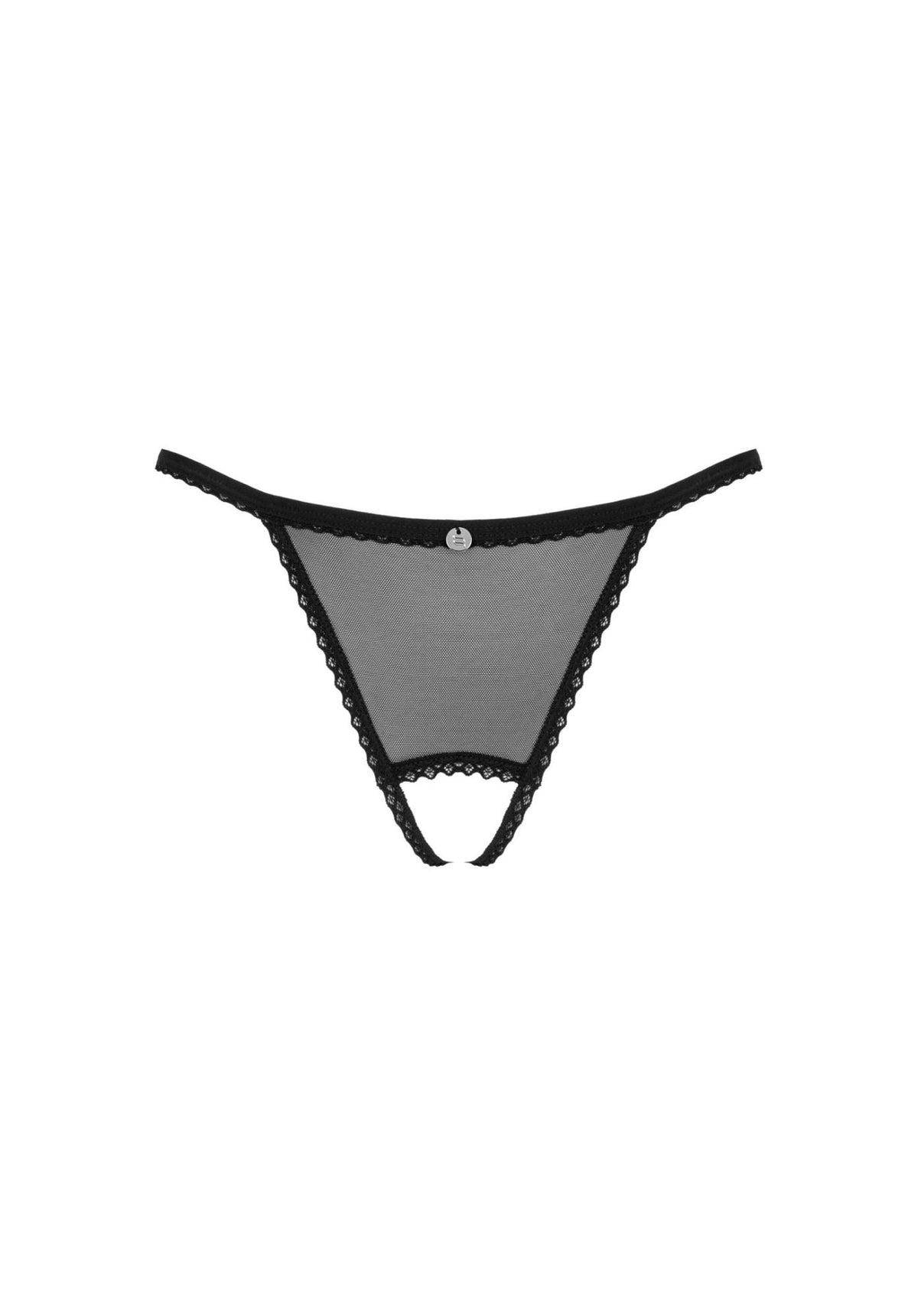 Slip Celia – aperto, nero | Obsessive