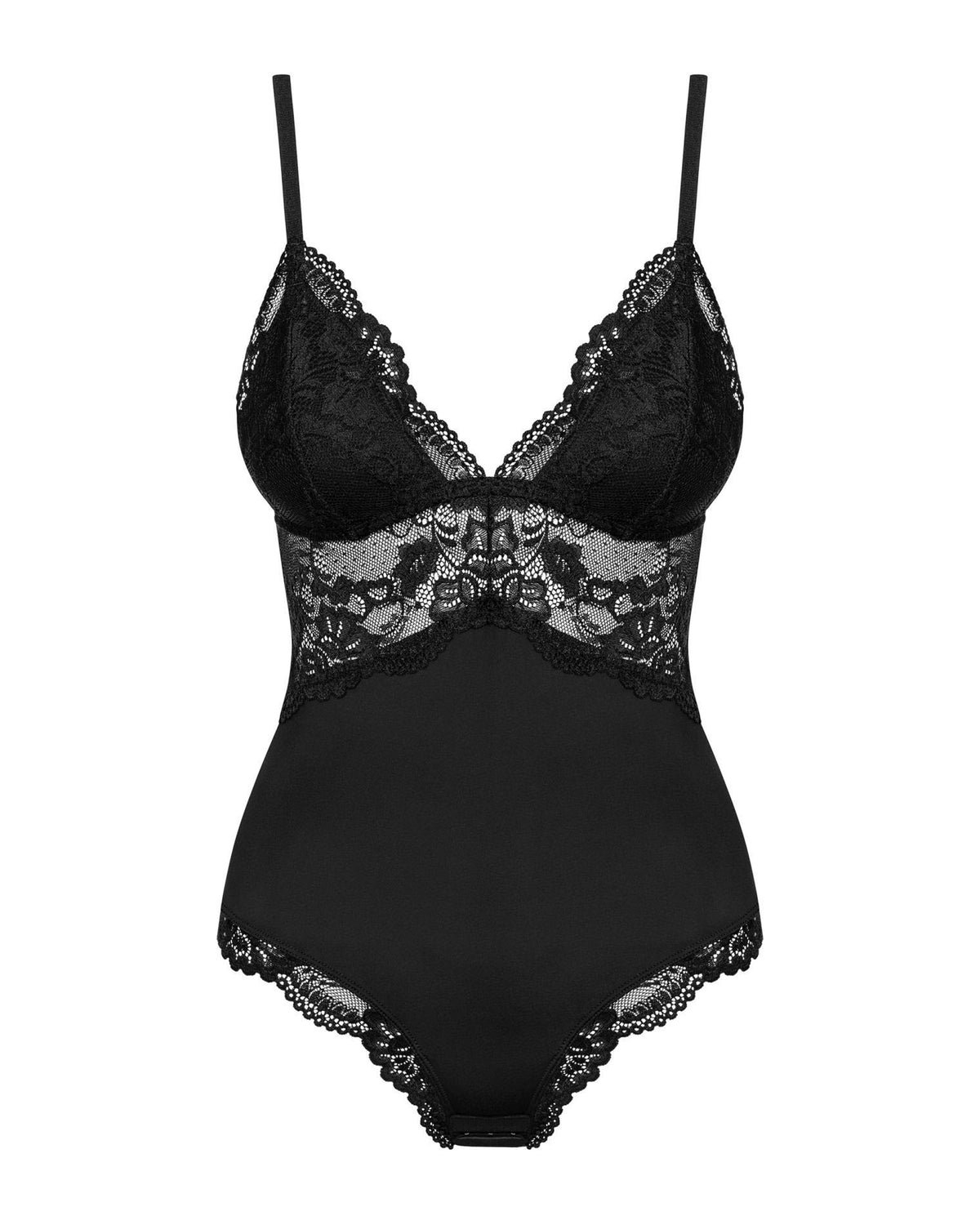 Body – em renda, transparente, preto | Obsessive