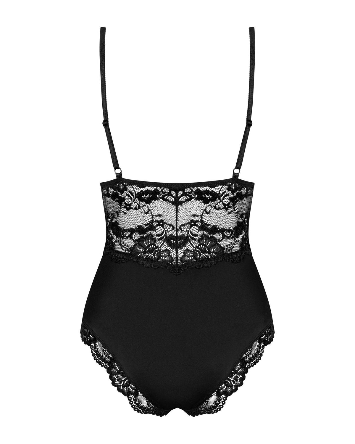 Body – em renda, transparente, preto | Obsessive