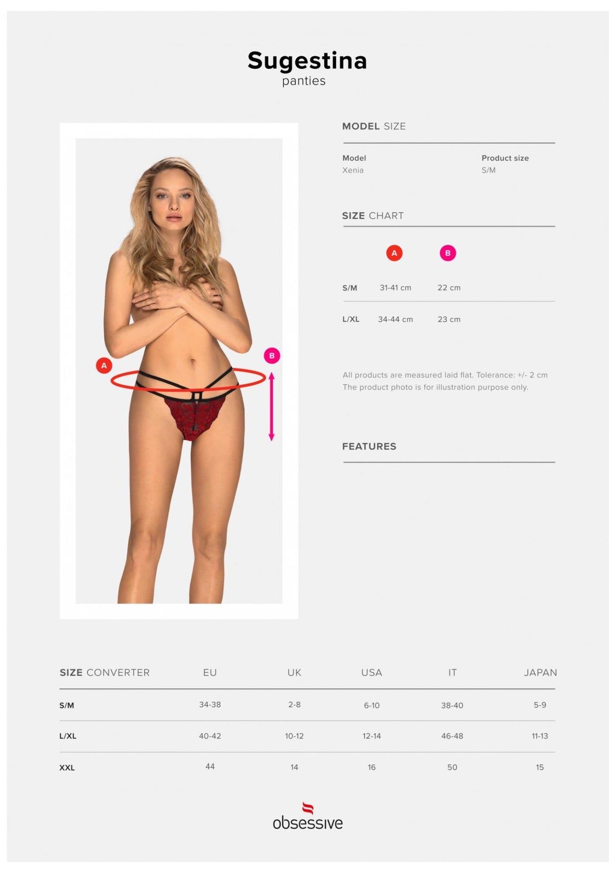 Cueca Sugestina – vermelha | Obsessive