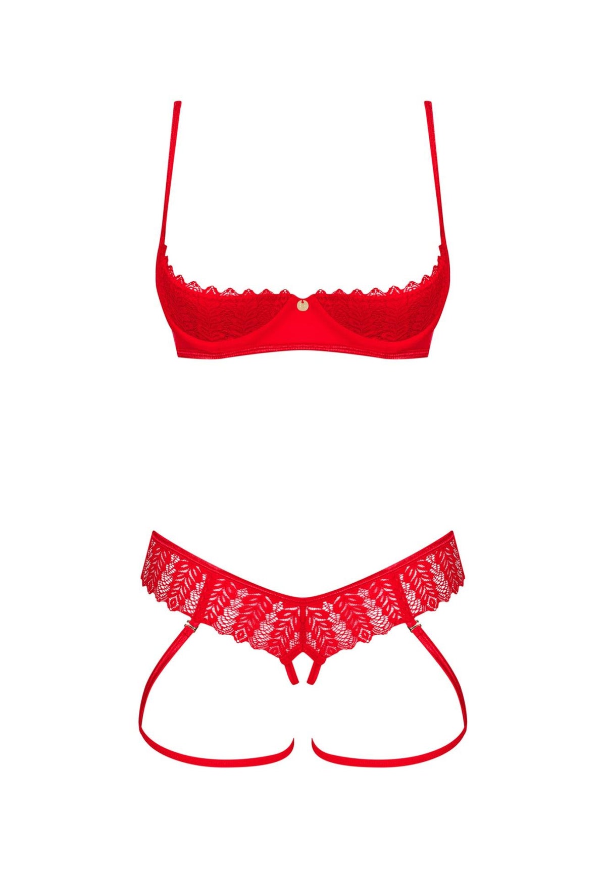 Ensemble de lingerie Ingridia – rouge 22151953141 | Obsessive