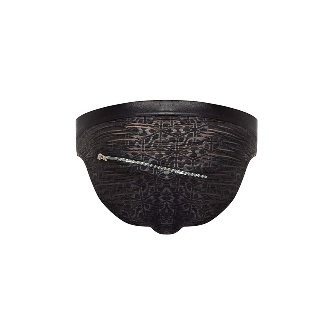 Maillot de bain deux-pièces zippé - S