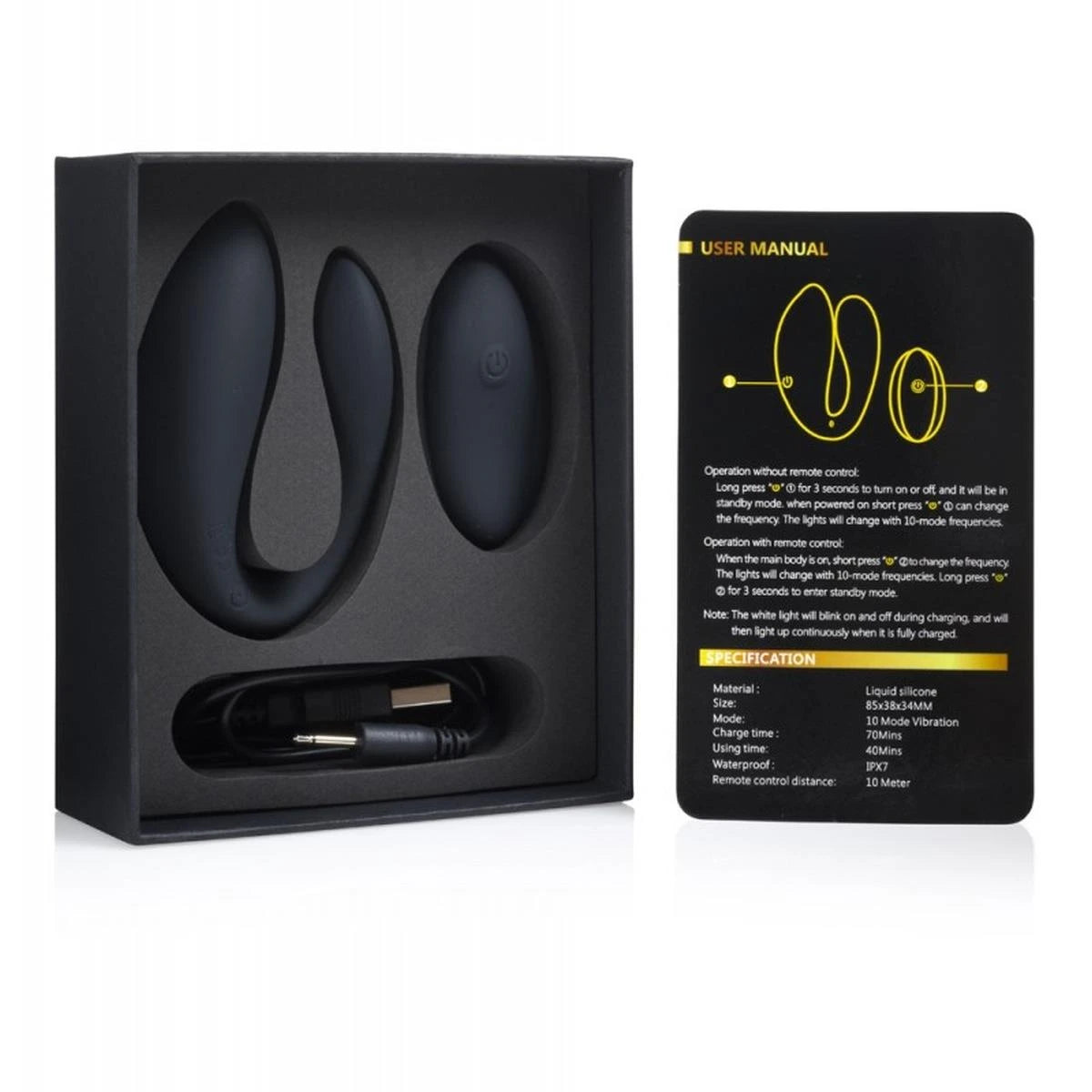 Stimulateur clitoridien Switch 12 fonctions – avec télécommande, rechargeable | INTY Toys