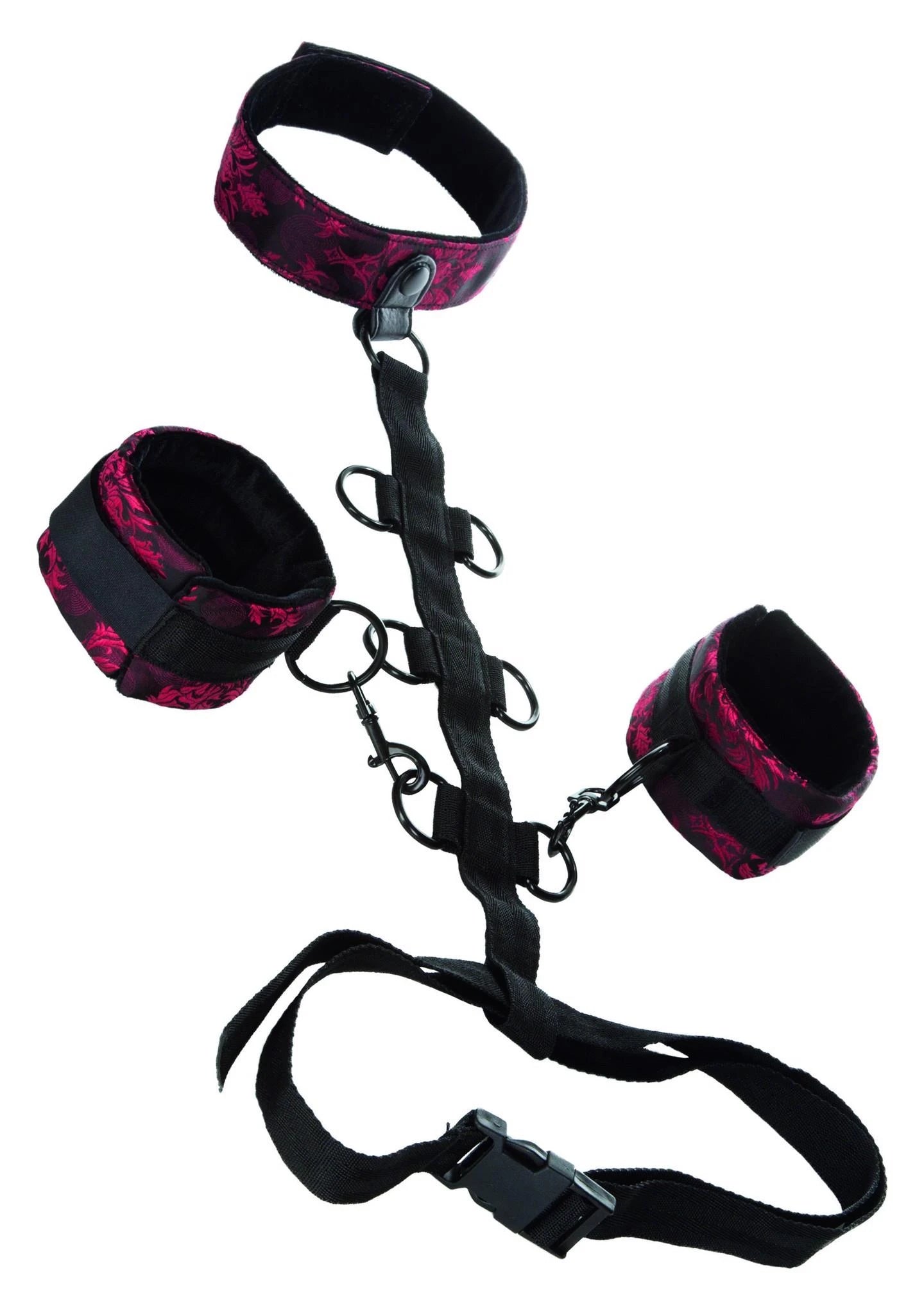 Collier à entrainement avec entrave corporelle Scandal Noir