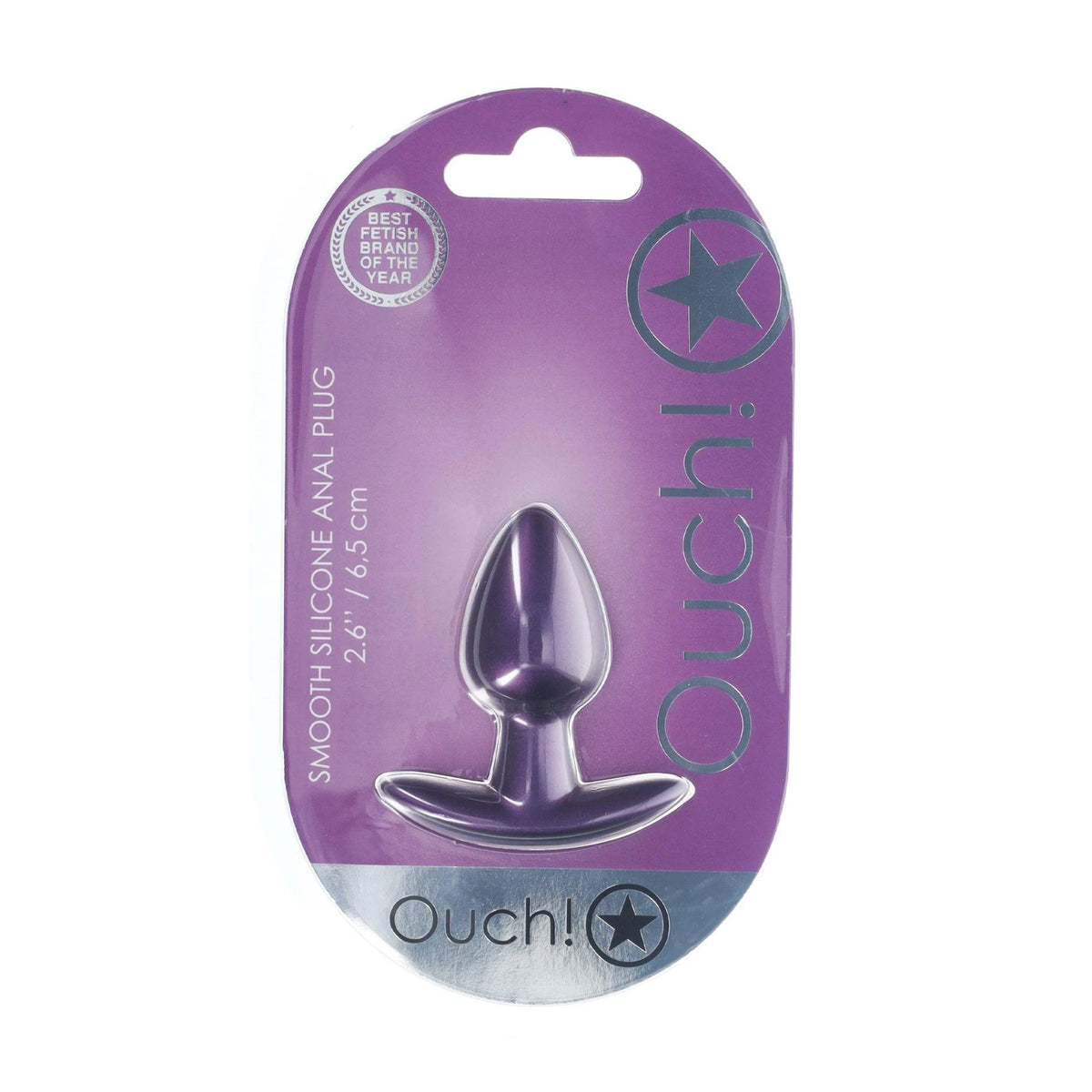Plug anal Smooth – morado 36-OU1017MPU | Ouch!