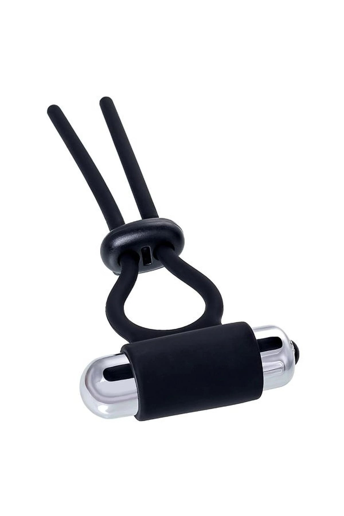 Anello fallico Erection enhancing lasso Jat – vibrante, nero | A-Toys