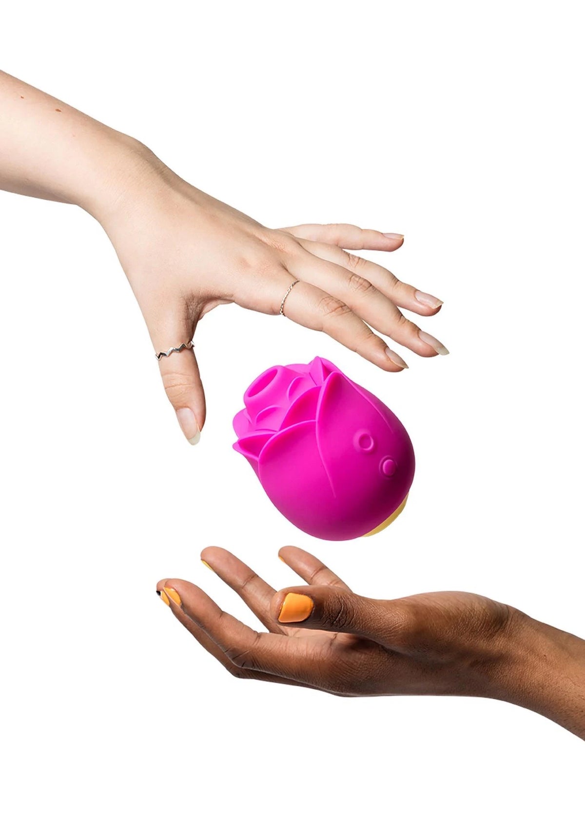 Estimulador de clítoris 10 funciones – recargable, rosa | ROMP