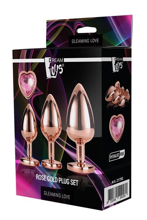 COFFRET DE BOUGIES SCINTILLANTES ROSE DORÉ