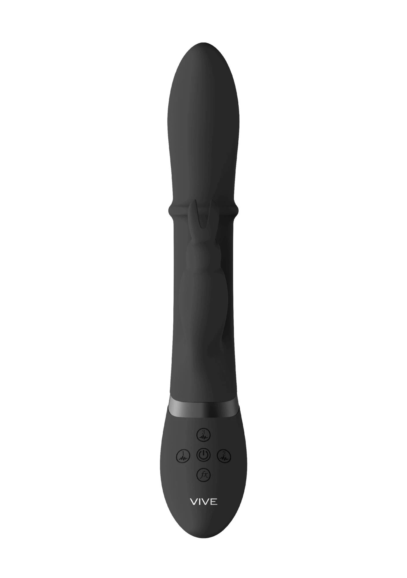 Halo - Ring Rabbit Vibrator - Black