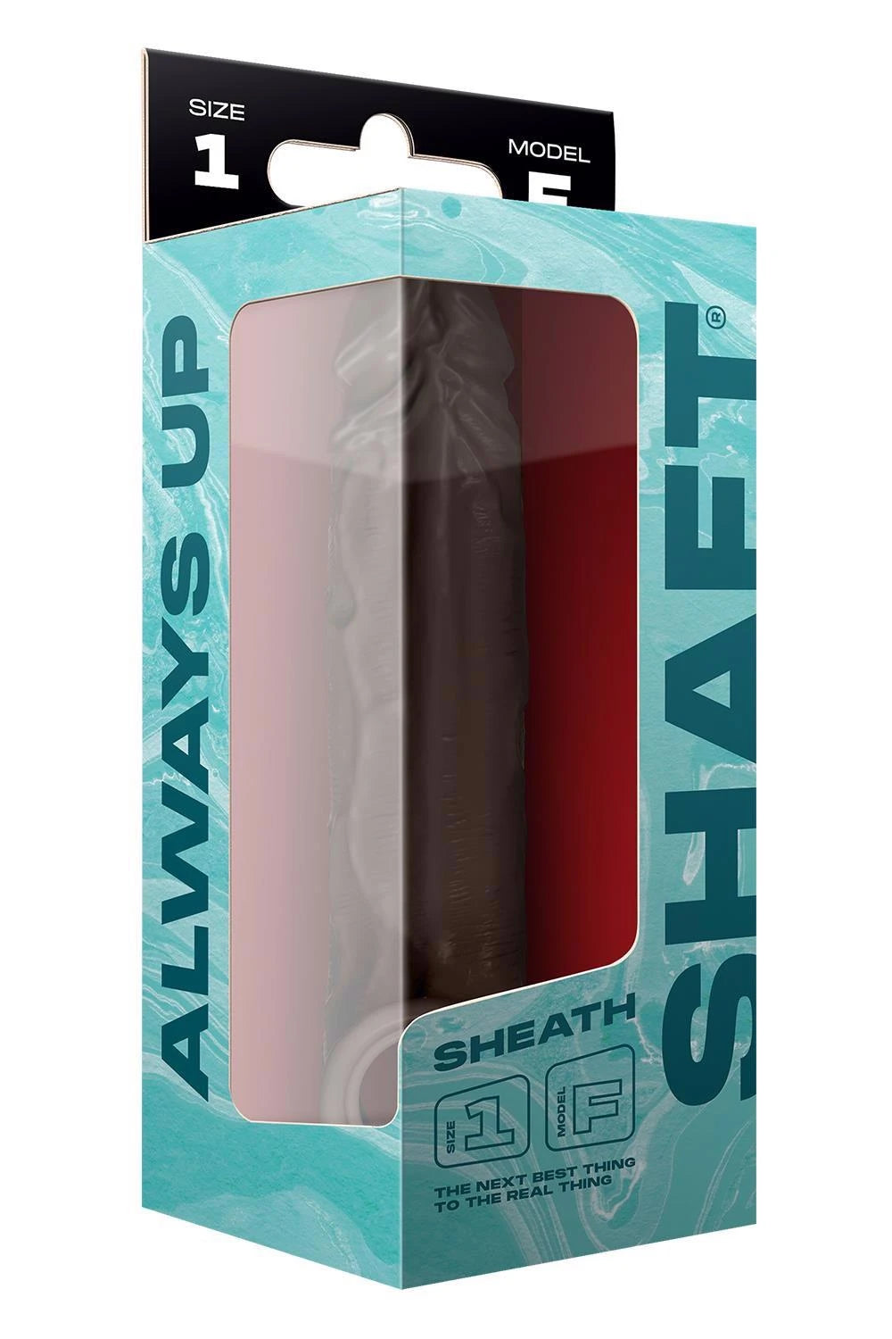 Guaina per il pene Sheath Mahogany 16.5 cm – riscaldante | Shaft