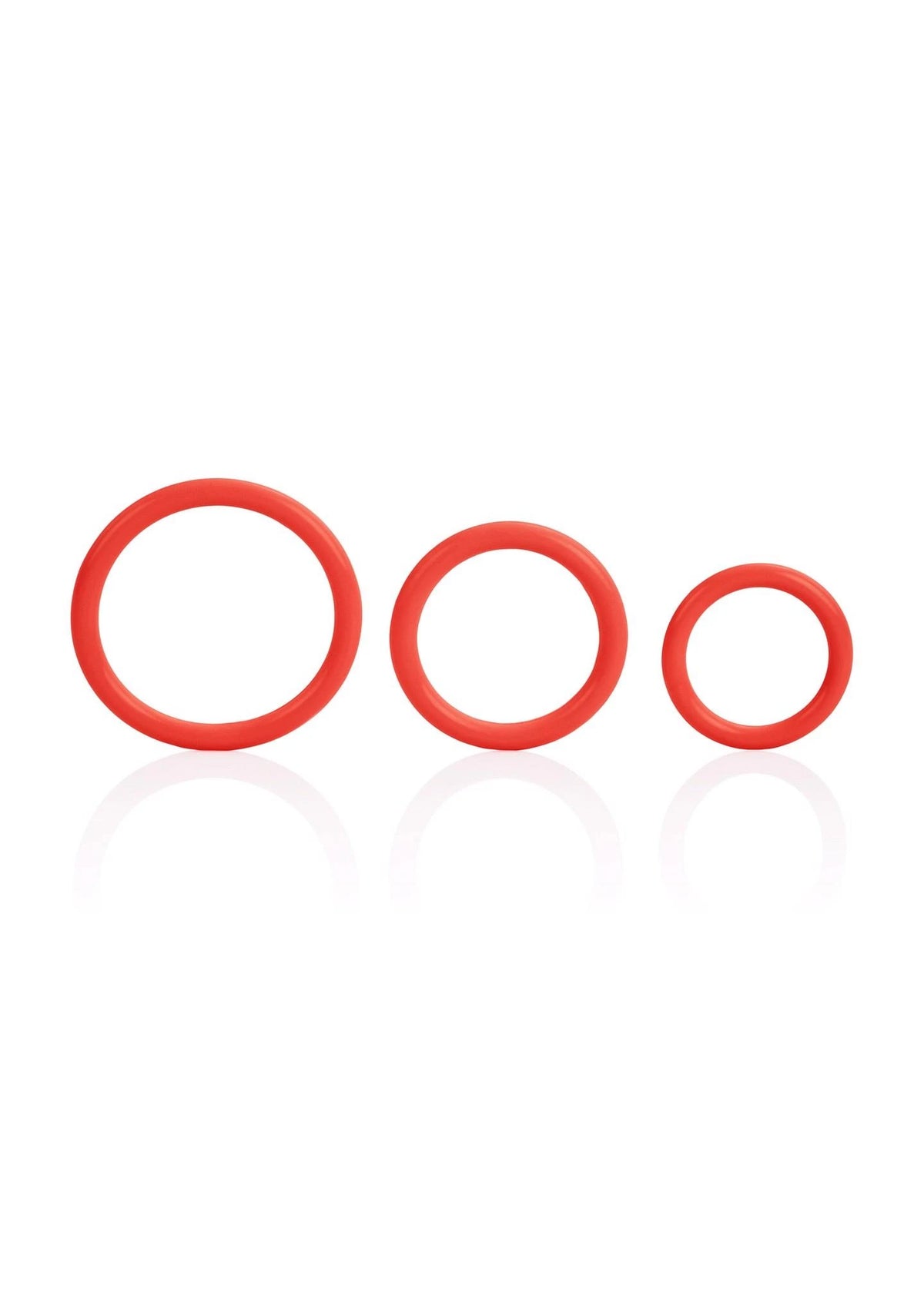 Anello fallico Tri – rosso | Calexotics