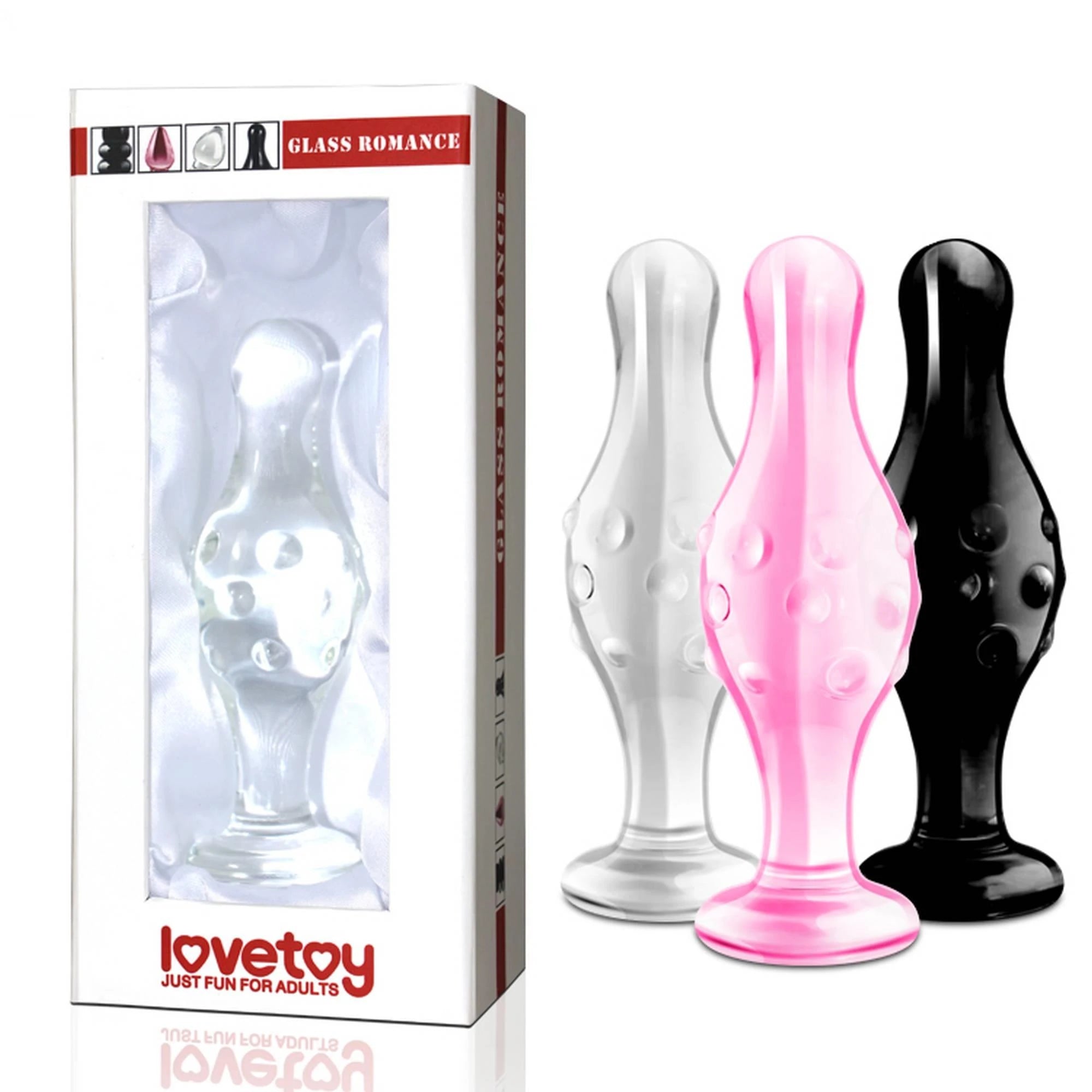 Romance en verre transparent de 4,5 po