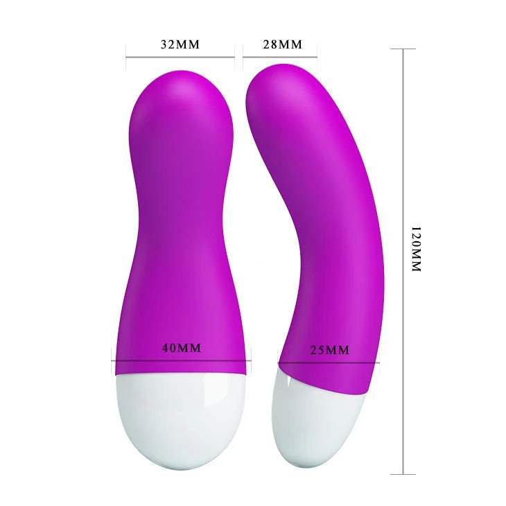 Mini vibratore IAN 30 funzioni – ricaricabile, fucsia | Pretty Love