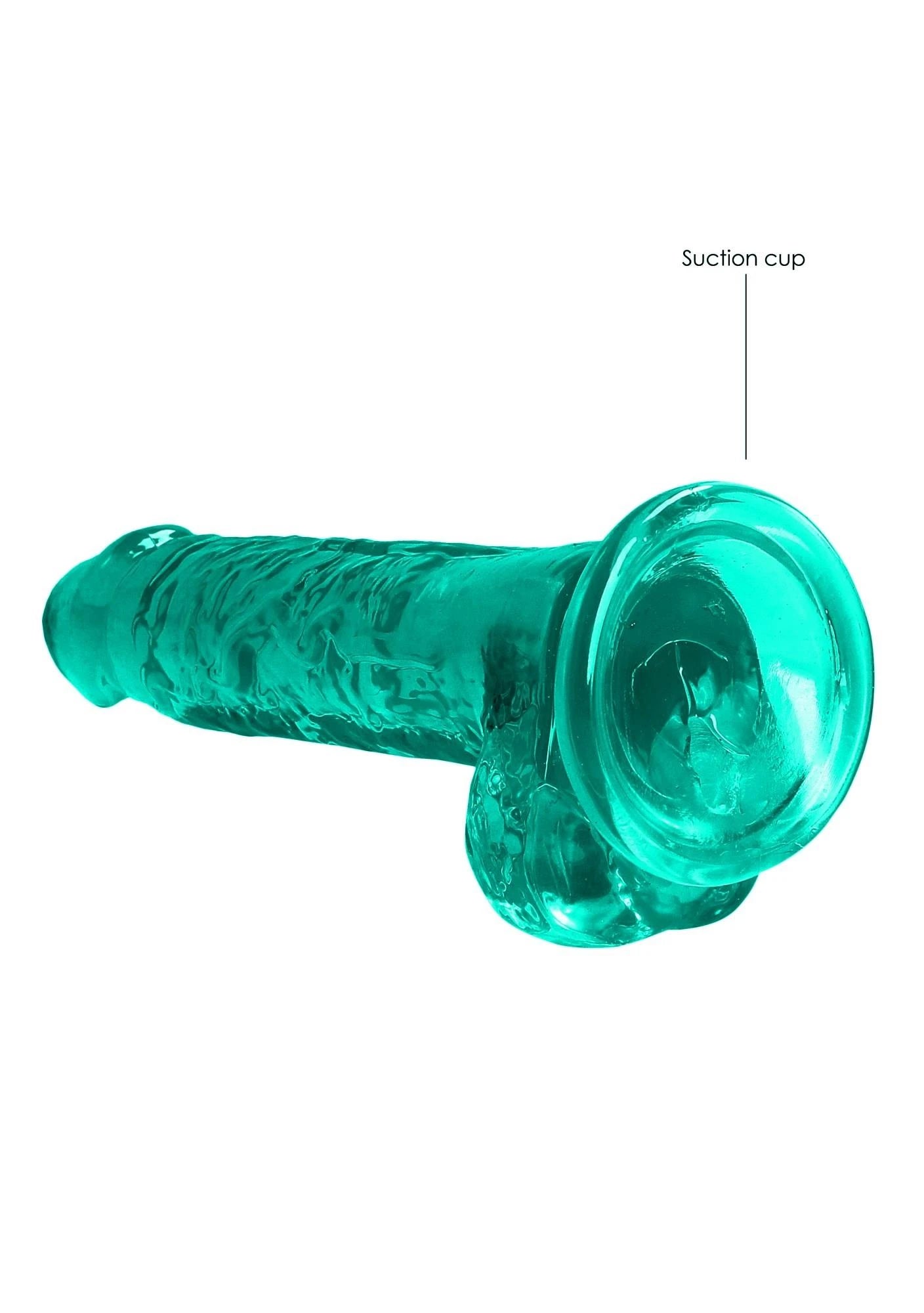 Realistic Dildo with Balls - 7 / 17 cm