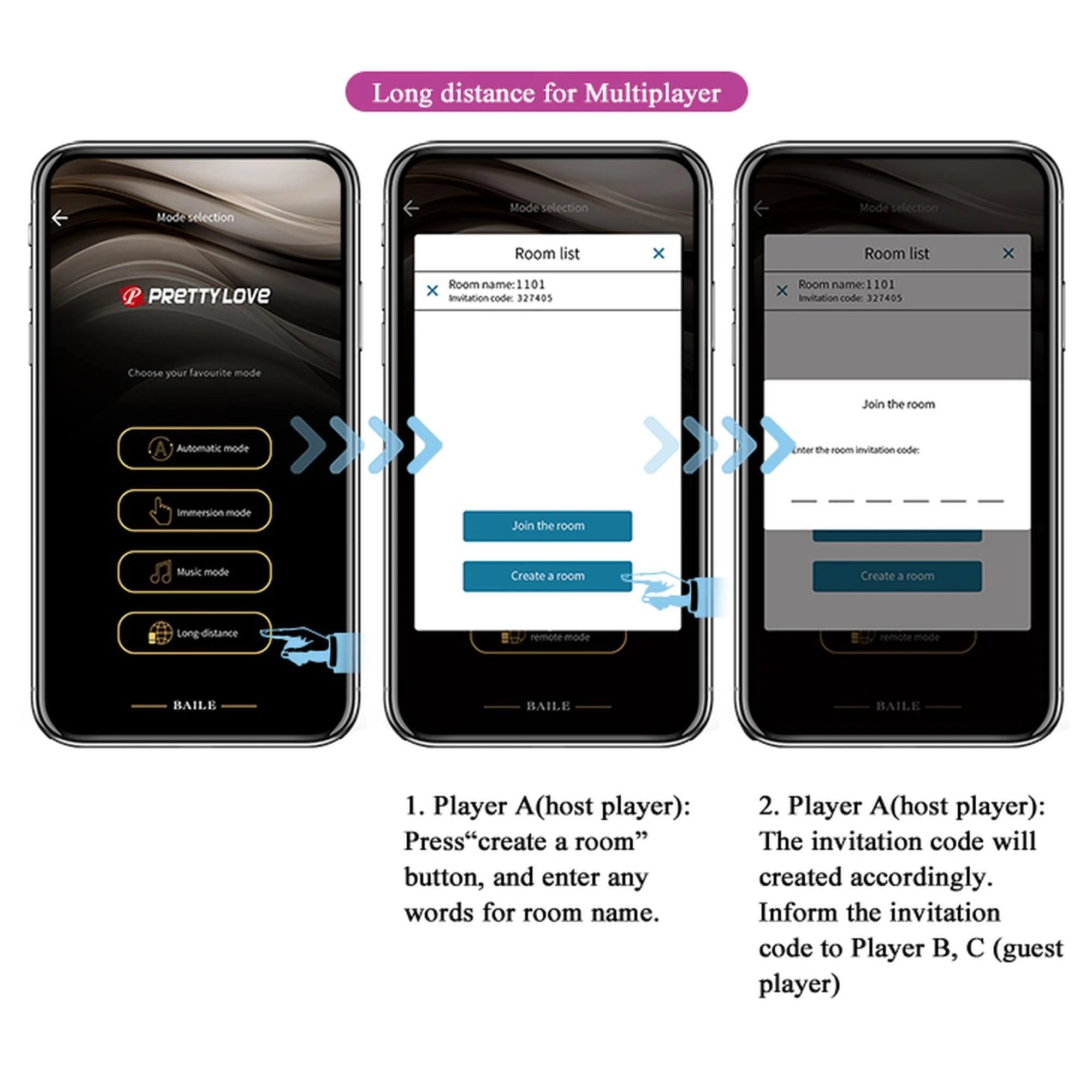 PRETTY LOVE - Jayleen, 12 fonctions de vibration Contrôle de l'application mobile à distance