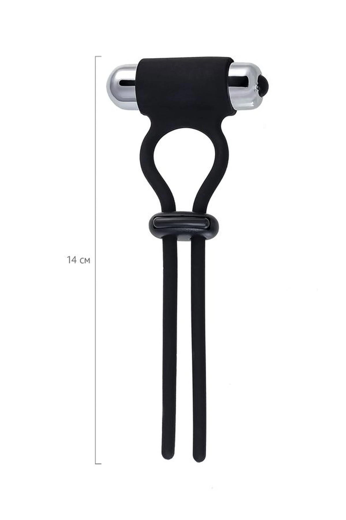 Anello fallico Erection enhancing lasso Jat – vibrante, nero | A-Toys