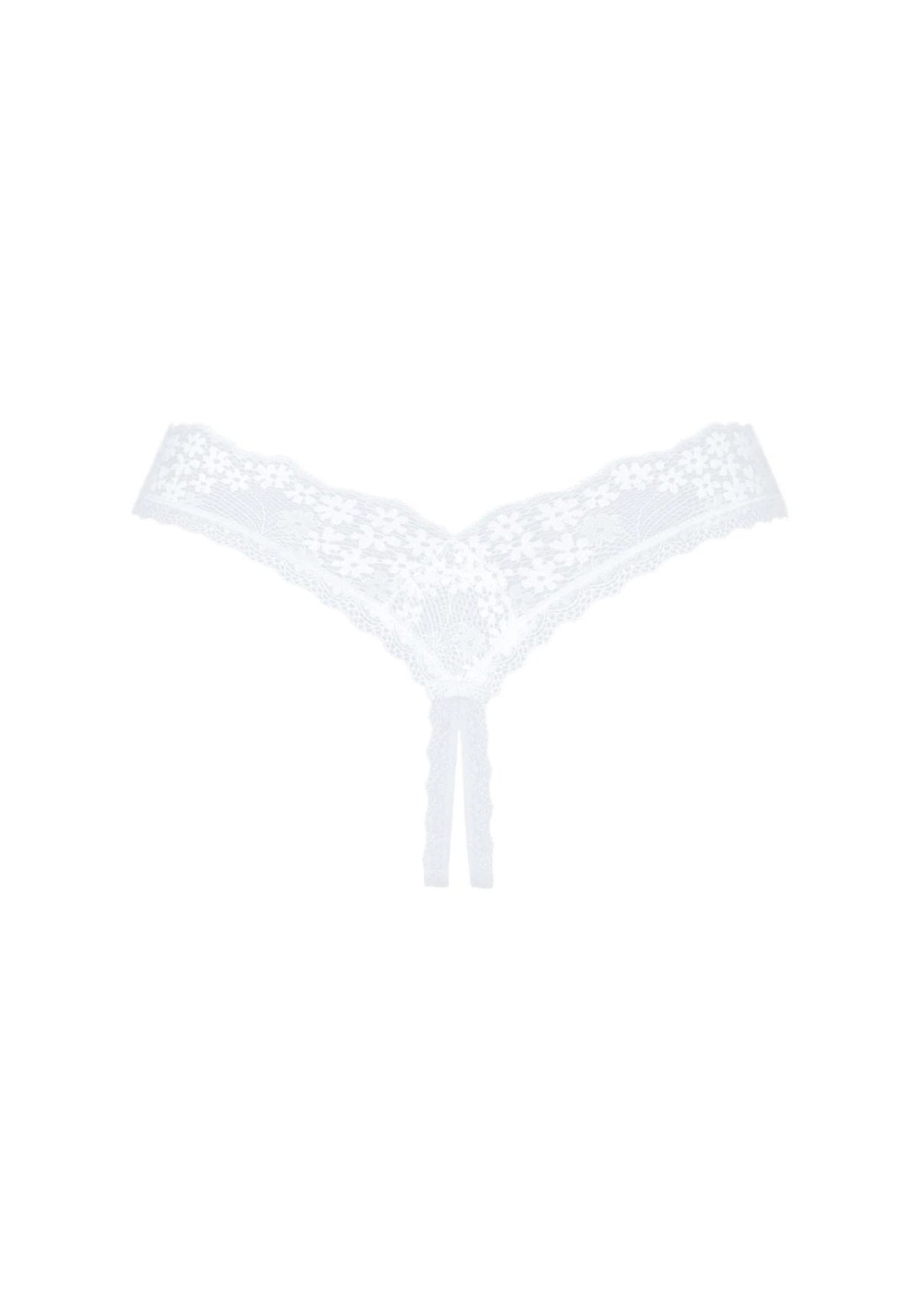 Culotte Heavenlly – ouverte, blanche | Obsessive