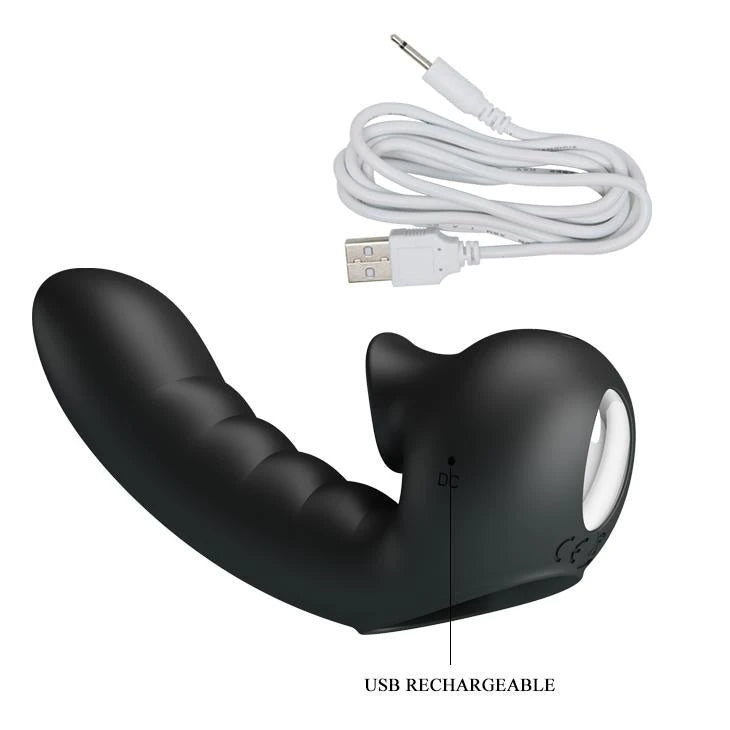 Fingervibrator Hobgoblin – wiederaufladbar, vibrierend, schwarz | Pretty Love