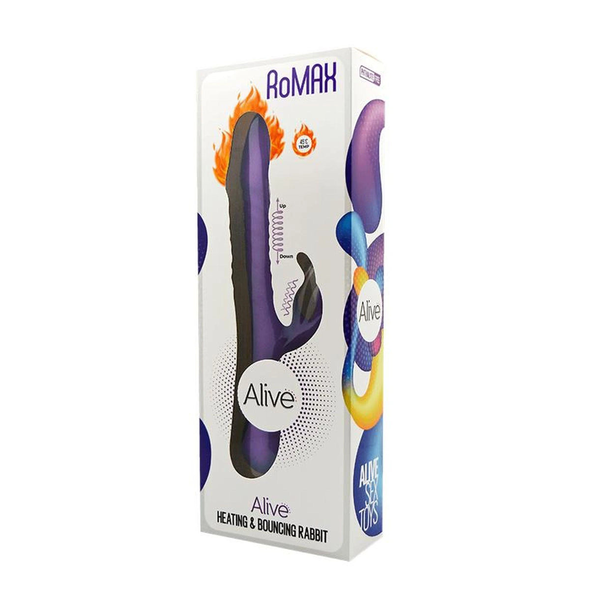 Vibratore rabbit Romax 10 funzioni – viola | Alive