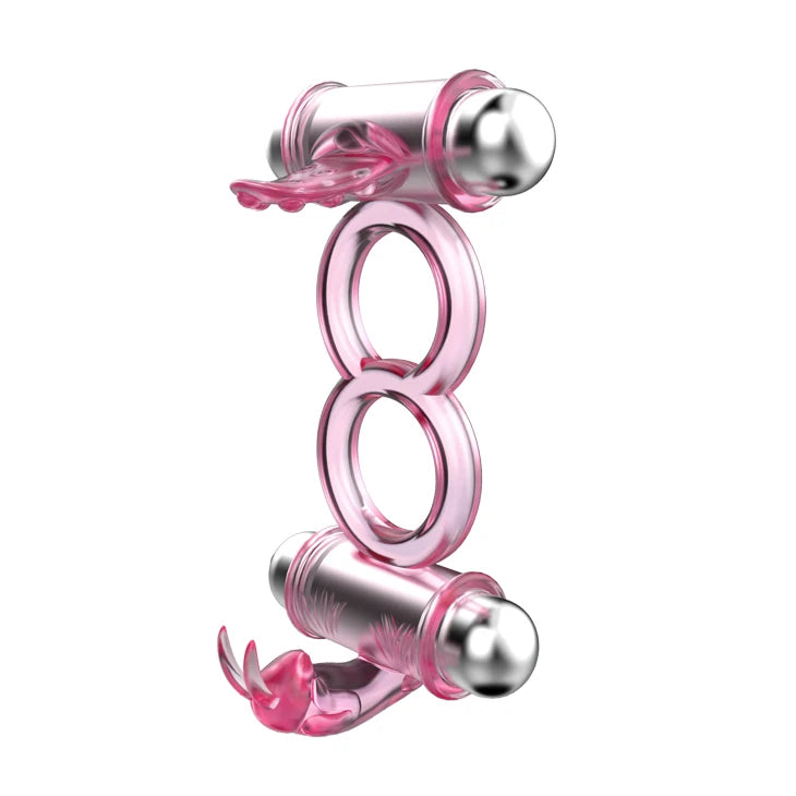 Anillo para el pene Snuggles 10 funciones – vibrador, rosa | Baile