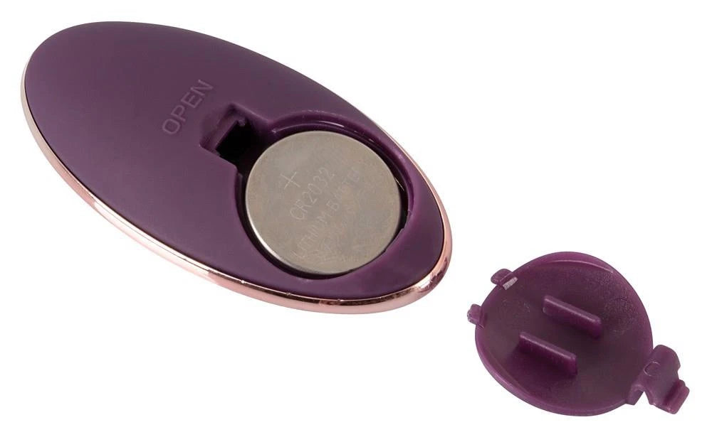 Huevo vibrador Shaking 18 cm – con mando a distancia, morado | JAVIDA