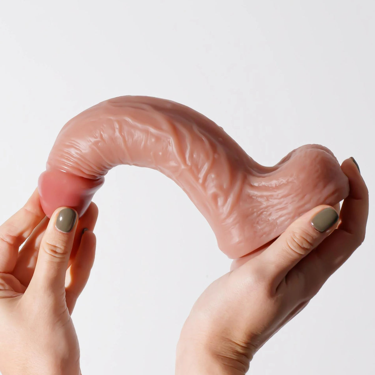 Realistic dildo Inviktus – with suction cup, nude EX24673 | Crushious