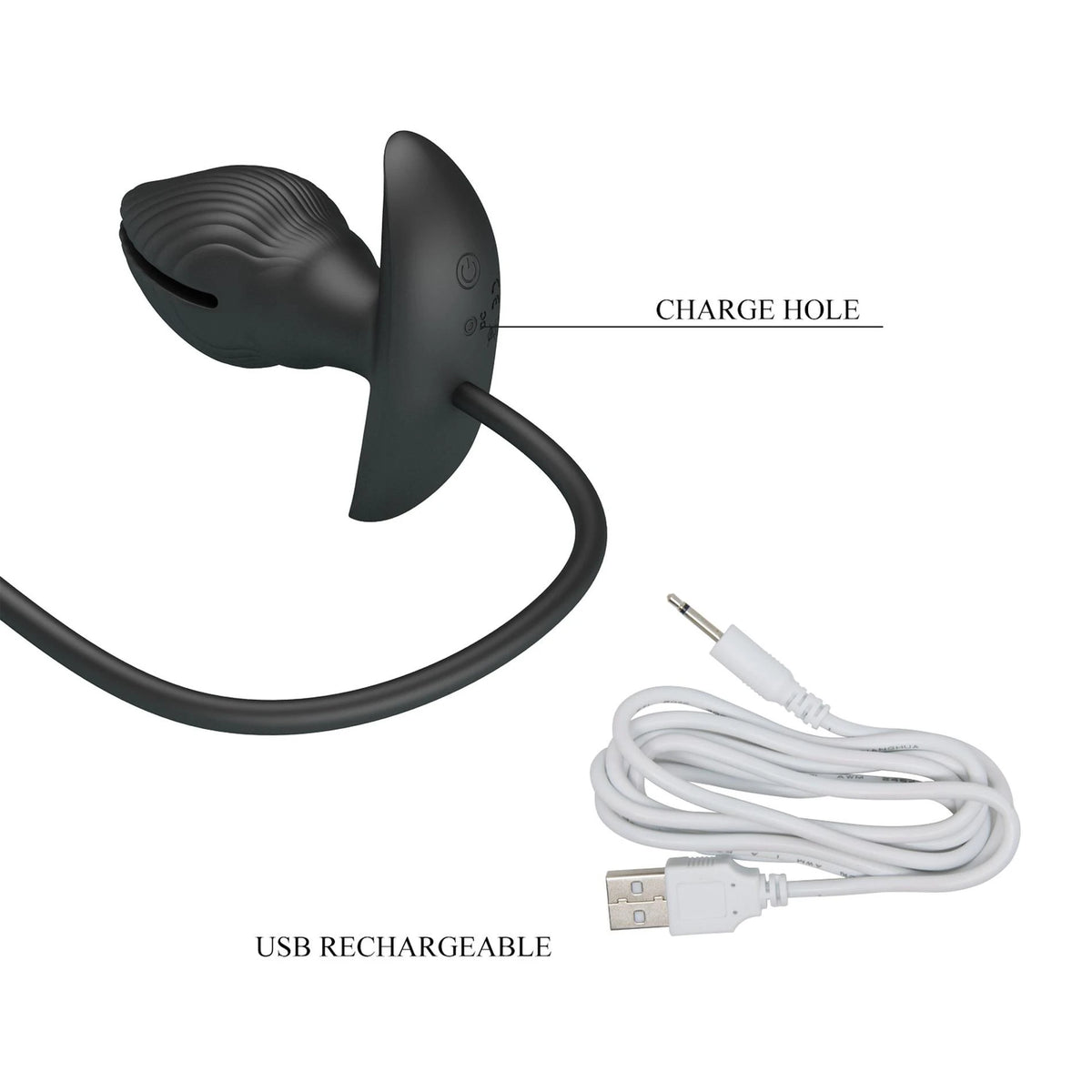 Plug anale Manson 10 funzioni – gonfiabile, ricaricabile | Pretty Love