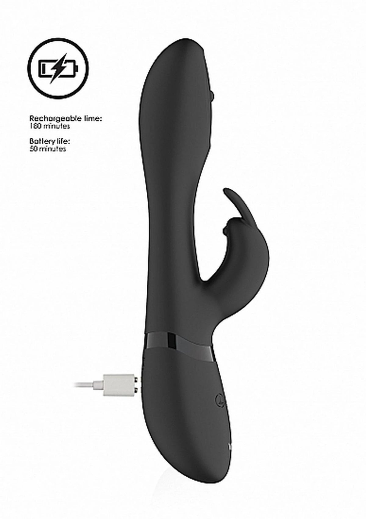 Rabbit vibrator Mira Spinning 10 functions – black | Vive