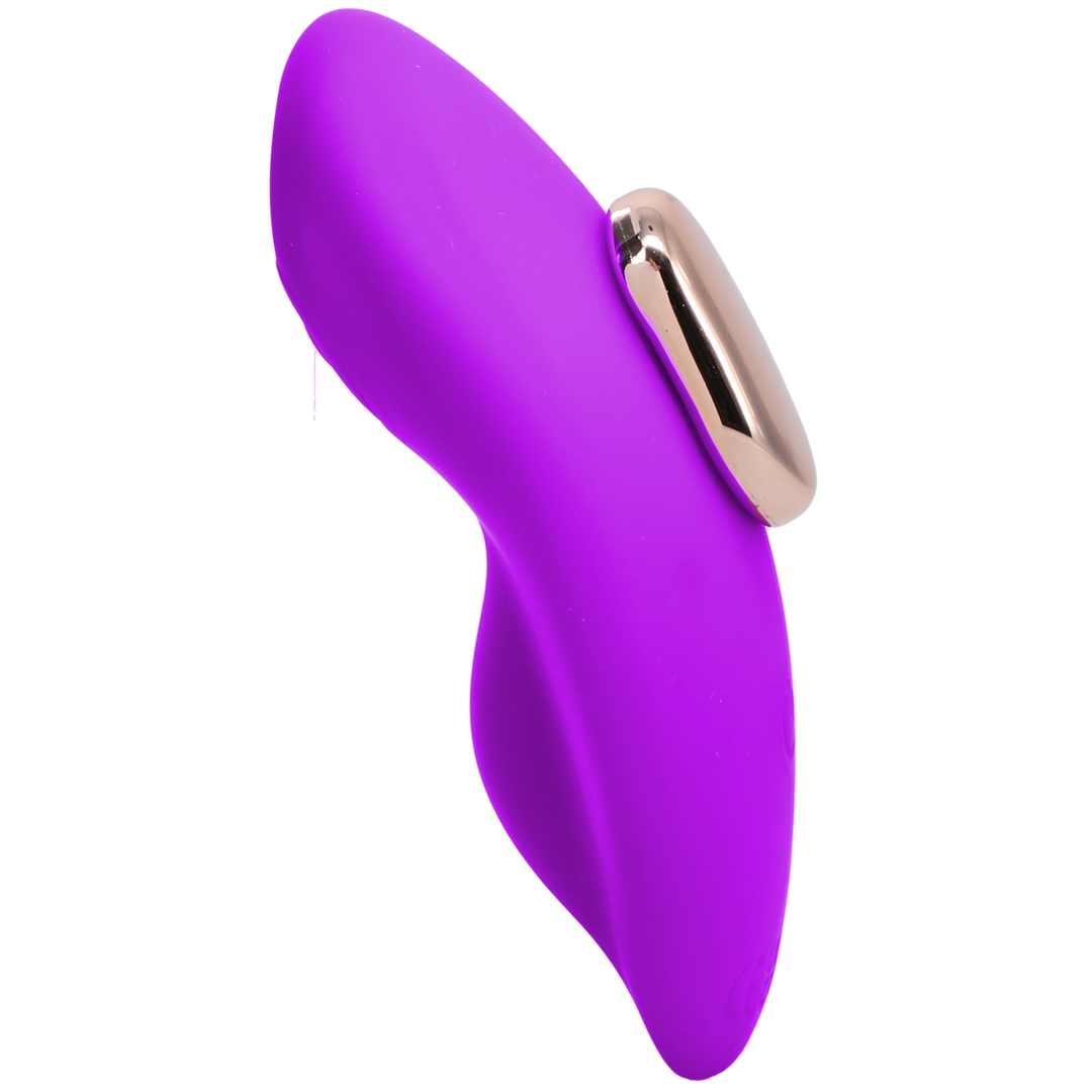 Vibromasseur culotte magnétique avec télécommande - Violet