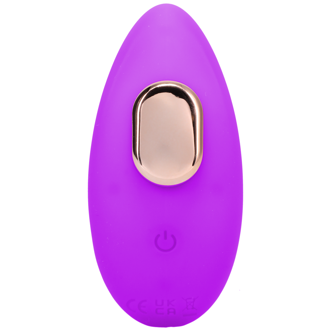 Vibromasseur culotte magnétique avec télécommande - Violet