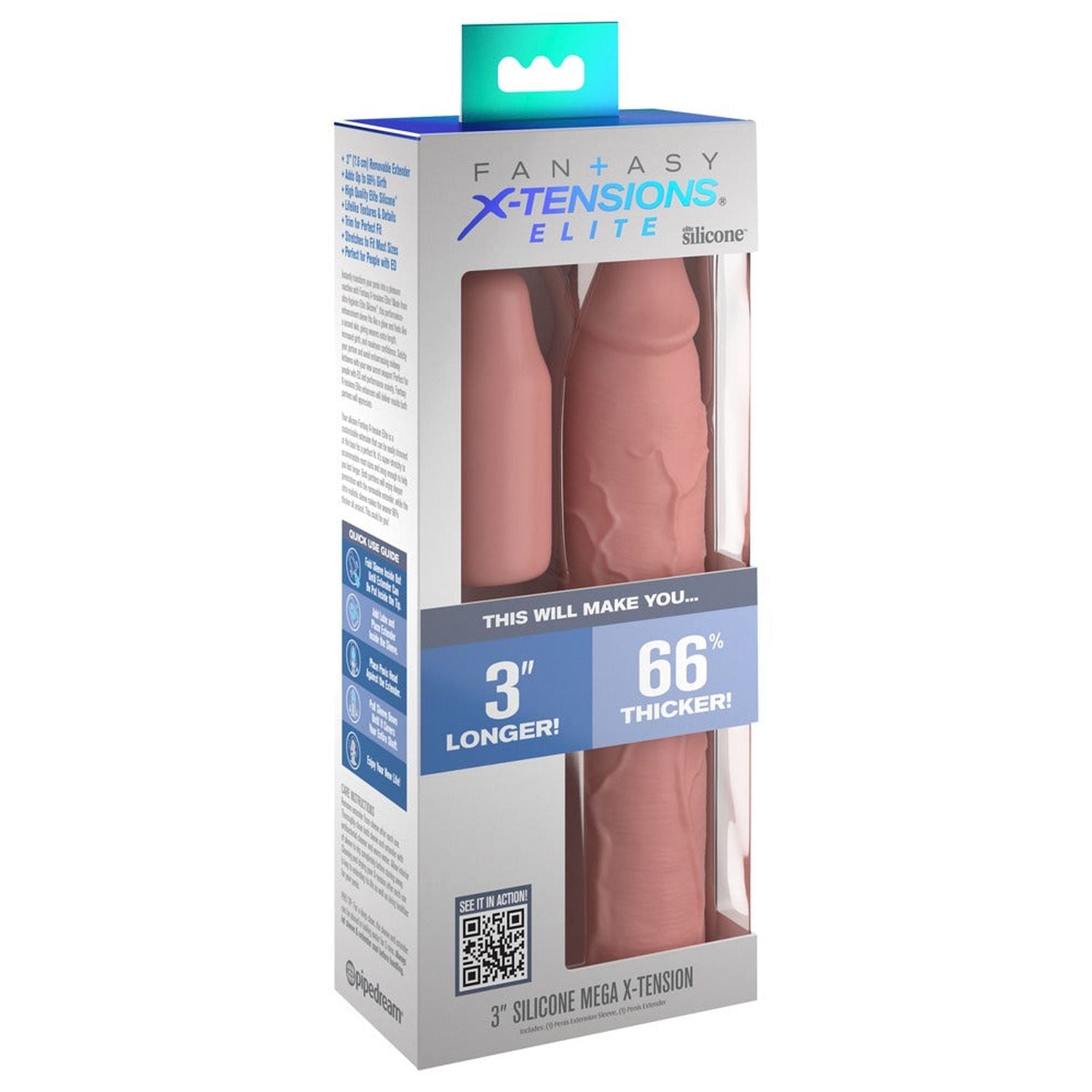 3" Silicone X-tension