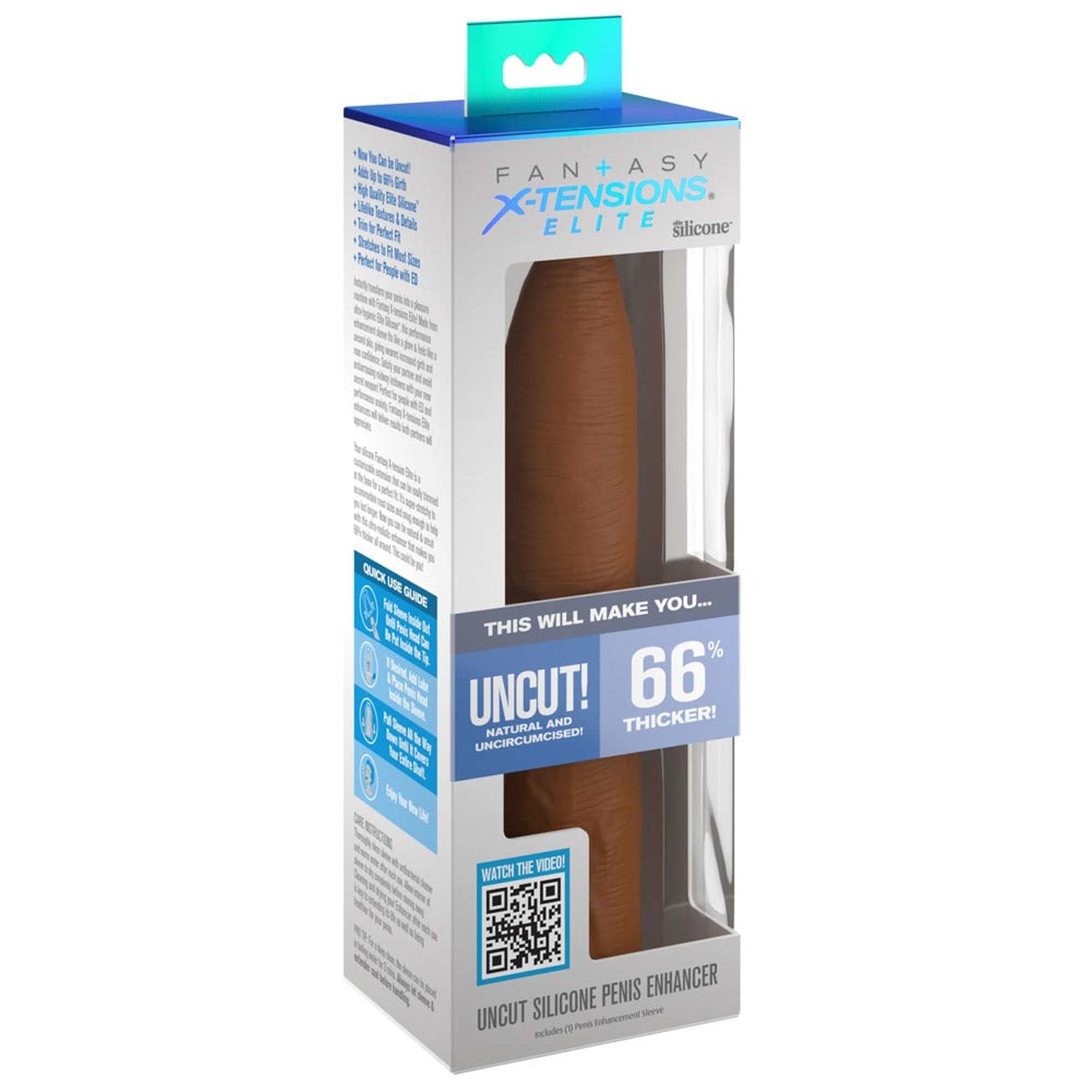 Uncut Silicone Penis Enhancer