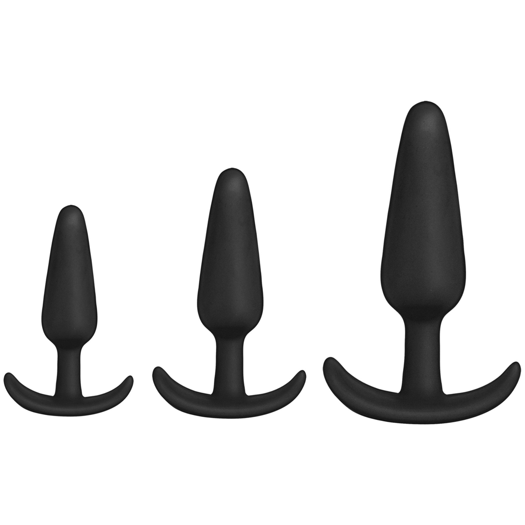 Plug anale Trainer 7.5 cm – nero | Doc Johnson