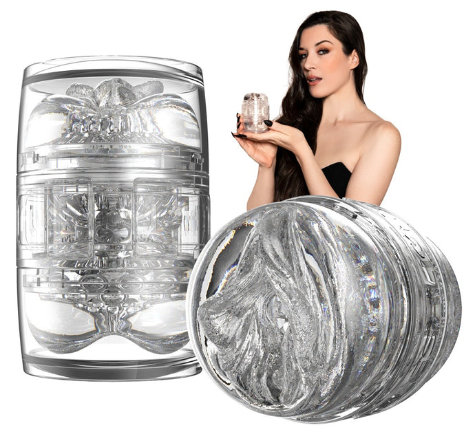 Masturbatore Quickshot Stoya 11 cm – trasparente | Fleshlight