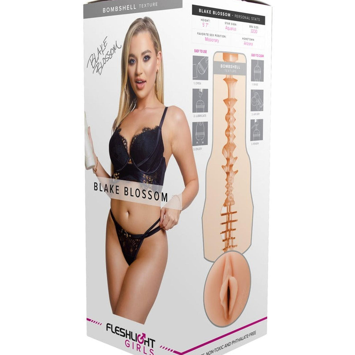Masturbateur Blake Blossom Bombshell 25 cm – nude | Fleshlight