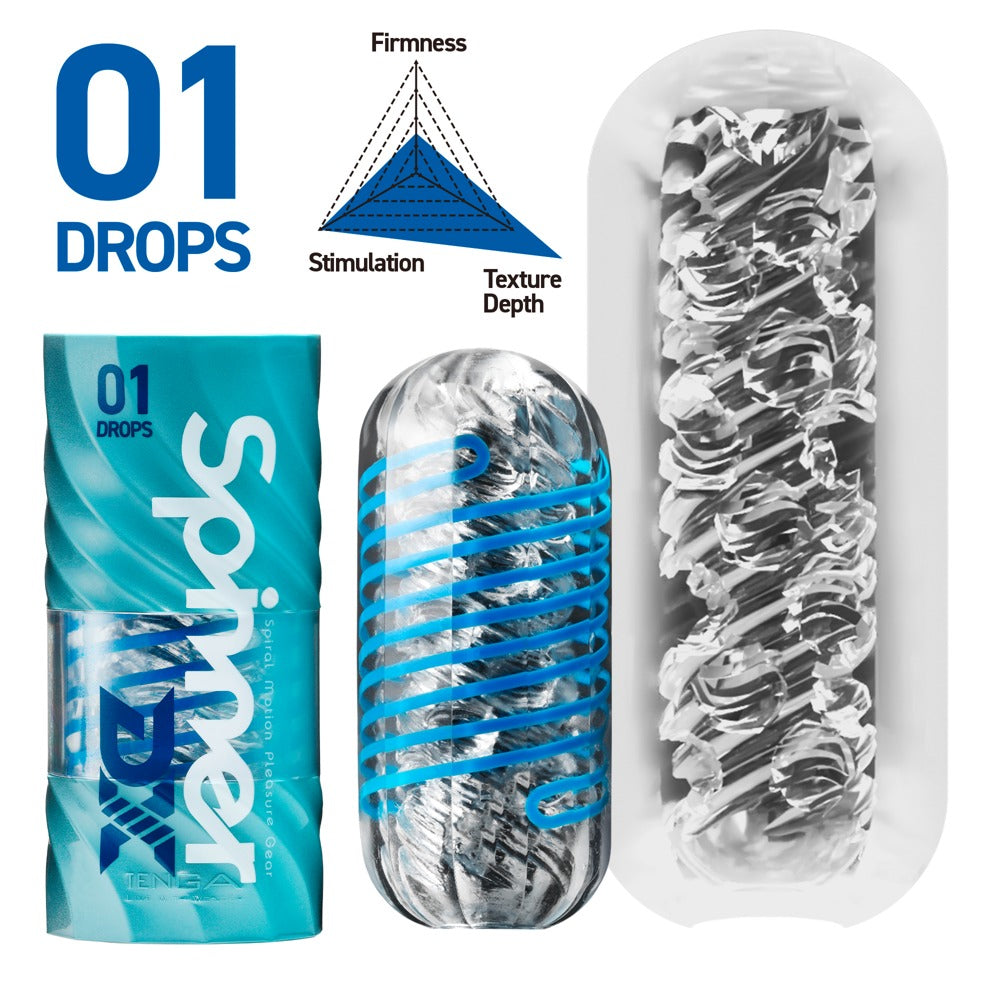 Masturbador Spinner DX 14 cm – transparente 50060400000 | TENGA