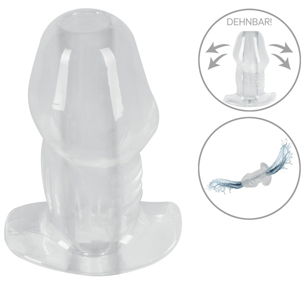 Plug anale Tunnel 10.2 cm – trasparente | ANOS