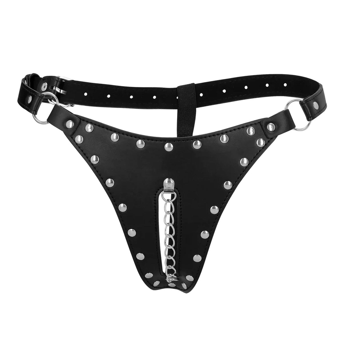 Cage de chasteté Chain Detail – noire | Ouch!