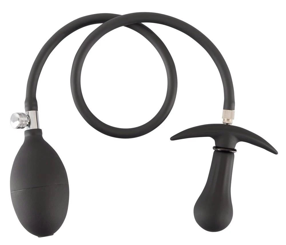 Plug anale 8 cm – gonfiabile, nero 05362020000